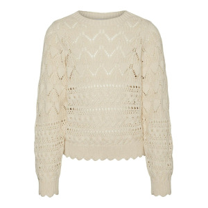 Свитер Vero Moda Girl Sweater LUA, бежевый