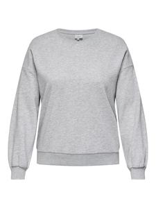 Толстовка ONLY Carmakoma, светло-серый меланж