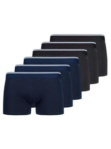 Skiny Боксерские шорты, комплект из 6 штук, сине-черные