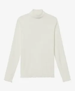 топ с высоким воротником