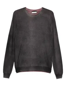 Свитер с круглым вырезом AROVESCIO, черный