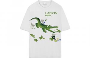 Lanvin Футболка унисекс белая