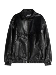 Bershka Куртка для межсезонья в черном цвете