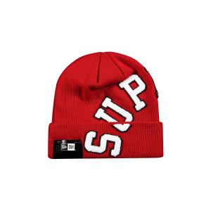 Шапка-бини Supreme x New Era Big Arc, Красная
