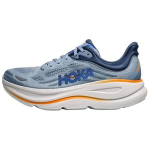 HOKA ONE ONE Bondi 9 нескользящие устойчивые к истиранию низкие кроссовки для марафона и длительных пробежек мужские blue широкой посадки