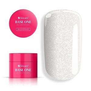 Базовый гель-конструктор Base One Builder Gel Shimmer Milkshake 50 г Silcare