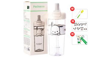 Кружка Tritan Material для школы студентов мужская и женская двойная стенка изолированная Sanrio, белый