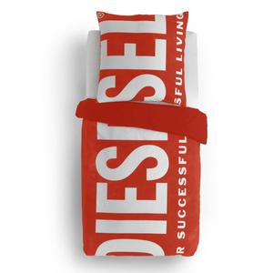 Постельное белье Diesel красный, 155/220 см
