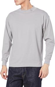 Мужская летняя шерстяная футболка-борцовка Lacoste Official из пике с высоким воротником TH009J-99, серый