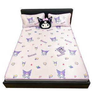 Покрывало Washable, Foldable Fitted Sheet Style Home Summer Air Conditioning Mat Sanrio, Fitted Sheet-Sweet Kuromi