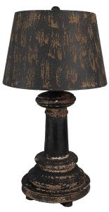 Настольная лампа Clayre & Eef Lalita, коричневый - материал: дерево - 35 x 64 x 35 см