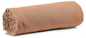 Простыня на резинке Vivaraise Calita, коричневый - 140 х 190 см