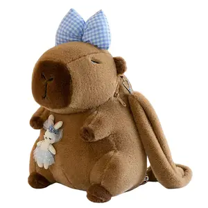 Симпатичный дизайн питомца рюкзак капибара плюшевая кукла высота 35см LALABABY