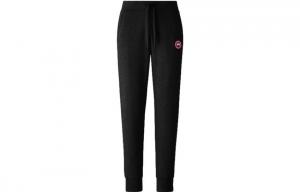 Тренировочные штаны Muskoka с логотипом-нашивкой Canada Goose, черный