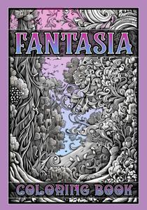 Fantasia coloring book: fantasy wimmelbook-like environments (Independently published)