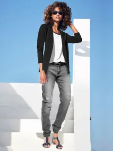 LINEA TESINI by Heine трикотажный блейзер "Джерси блейзер", черный