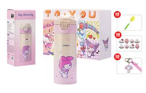 Термостакан для мужчин и женщин, пищевая сталь 316, симпатичная кружка для питья 400/500 мл Sanrio, розовый