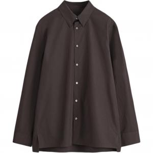 COS Рубашка мужская фиолетовая