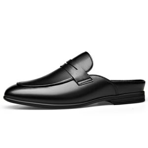 Лоумайк Мужские черные тапочки с закрытым носком