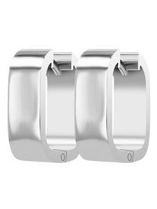 Adeliás Женские серьги-кольца из серебра 925 пробы