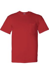 Футболка Gildan DryBlend с карманом, красный
