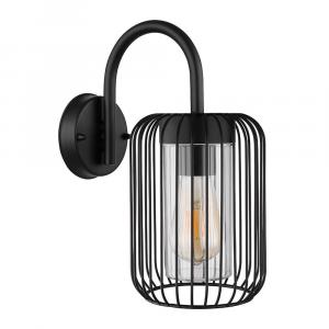 Уличный светодиодный светильник Nina, черная нержавеющая сталь Globo Lighting, черный