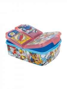 Paw Patrol Детский ланч-бокс премиум-класса с 3 отделениями, синий
