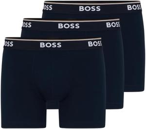 Мужские боксеры-трусы BOSS из эластичного хлопка, 3 шт., Peacock Blue