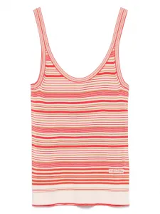 Топ в полоску FENDI, красный