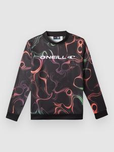 Свитер O'Neill Rutile Crew Fleece Kids Sweater, black coding mc