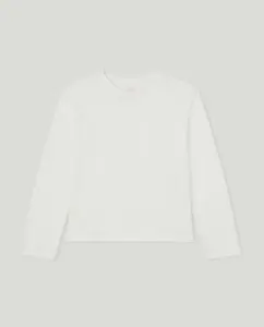 Базовая футболка с длинными рукавами для девочки Kids El Corte Inglés, цвет Blanco roto