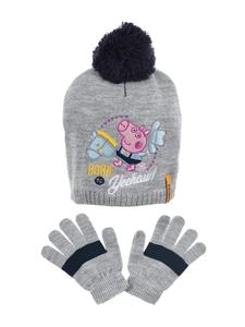 Шапка Peppa Pig, серый