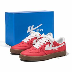 WARRIOR Низкие женские кроссовки для скейтбординга, оранжево-красные