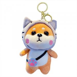 Плюшевый брелок в виде кролика, очаровательная плюшевая кукла щенка собаки породы сиба-ину, высота 13 см Handsome