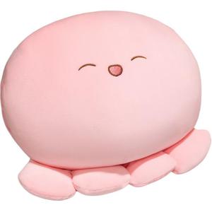 Плюшевая кукла Squidward Tentacles, высота 35 см ZITONG, розовый