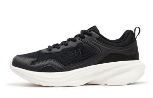 Женские кроссовки низкие с амортизацией Sharp Leaf 2.0, противоскользящие и устойчивые к истиранию, черно-белые 361°