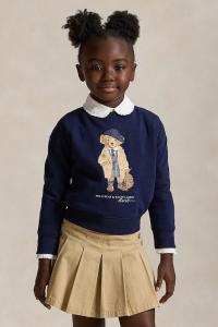 Детская толстовка с хлопком Polo Ralph Lauren, темно-синий