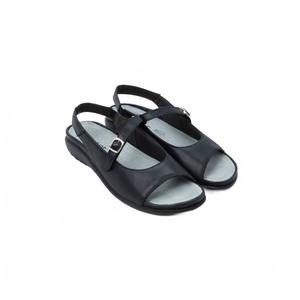 Женские блестящие черные сандалии Toka NAOT