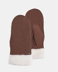 Кожаные рукавицы Isotoner, коричневый