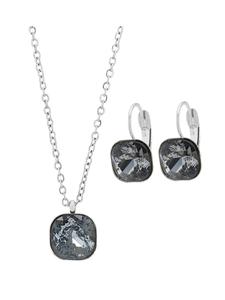 Adeliás Женское колье с подвеской - из нержавеющей стали серебристого цвета