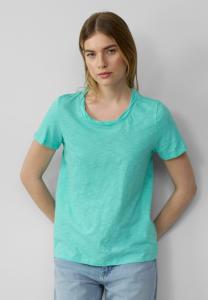 Базовая футболка MIT FLAMM STRUKTUR UND AUSSCHNITT-DETAIL s.Oliver, мятный