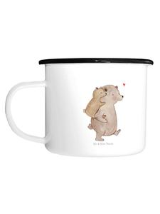 Эмалированная кружка XL Papa Bear Without Saying, белая Mr. & Mrs. Panda