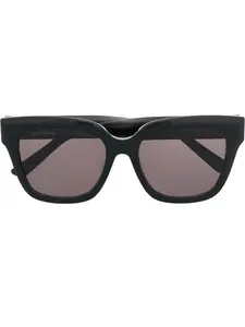 Солнцезащитные очки в квадратной оправе Balenciaga Eyewear, черный