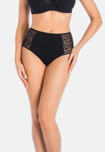 Трусы Teyli Hohe Taille Baumwoll mit floraler Spitze Eco Exclusive, черный