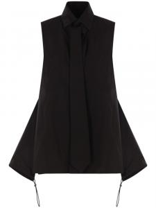 Рубашка без рукавов с завязками от Yohji Yamamoto, черный