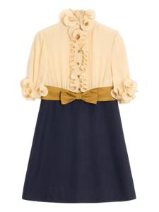 Креповое платье мини Valentino Garavani, синий