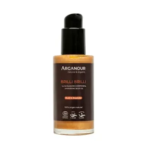 Натуральный хайлайтер для тела Shimmering Body Oil Arganour, 100 ml