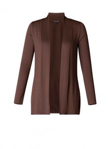 Вязаный кардиган BASE LEVEL CURVY, коричневый