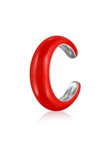 Elli Серьги из серебра 925 пробы, красные