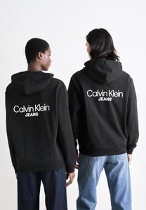 Толстовка Calvin Klein Jeans LOGO BACK PRINT HOODIE UNISEX, Black